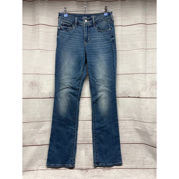 Old Navy Women's High-Rise Kicker Boot-Cut Jeans Size 4 - Picture 1 of 13